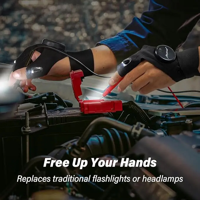 Мужские перчатки с LED-подсвет – обзор и цена Fishing Gloves