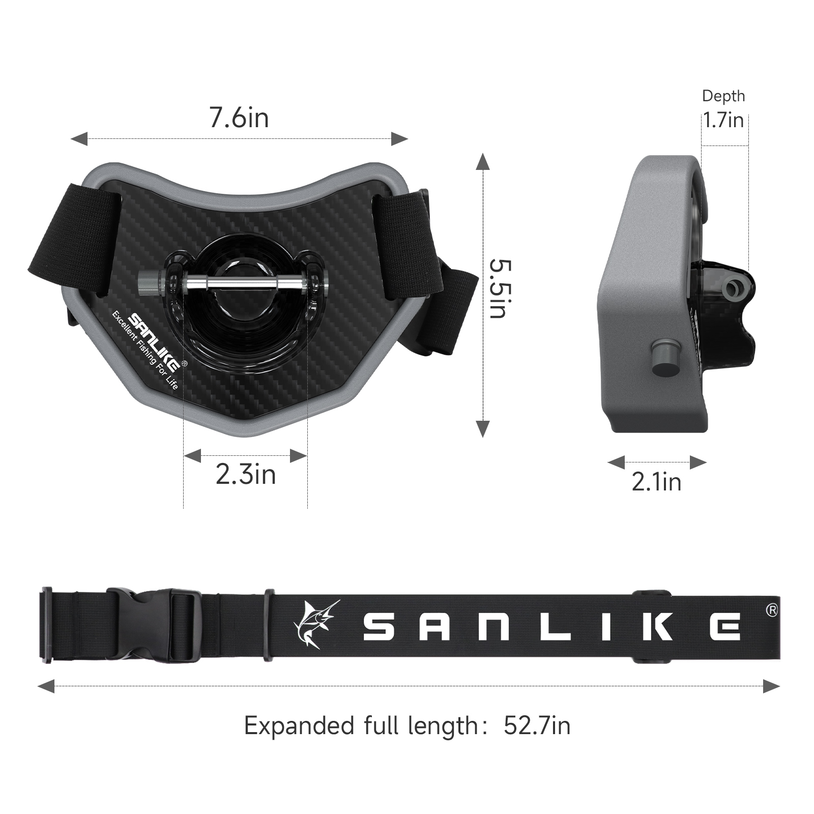 Ремень для рыбалки SANLIKE, Ре – обзор и цена Fishing Belt